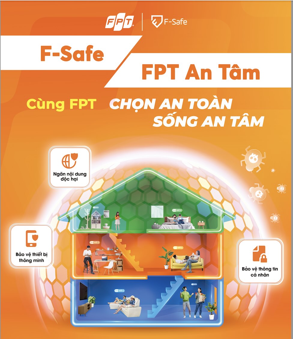 F-Safe FPT 2025: Giải pháp bảo vệ mạng gia đình toàn diện – Tích hợp AI, quản lý thiết bị thông minh